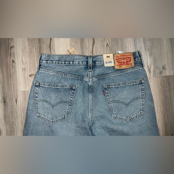 Men’s  Levi’s 550 Relaxed 100% Cotton Loose Fit Jeans 33x30 - Picture 6 of 6